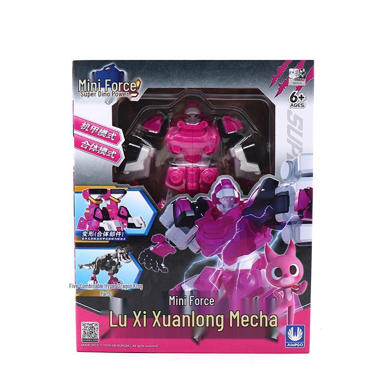 Мини Сила Супер Динозавры 2: Крутой Дракон-Меха 5-в-1 Трансформирующаяся Игрушка от Люси Фоли