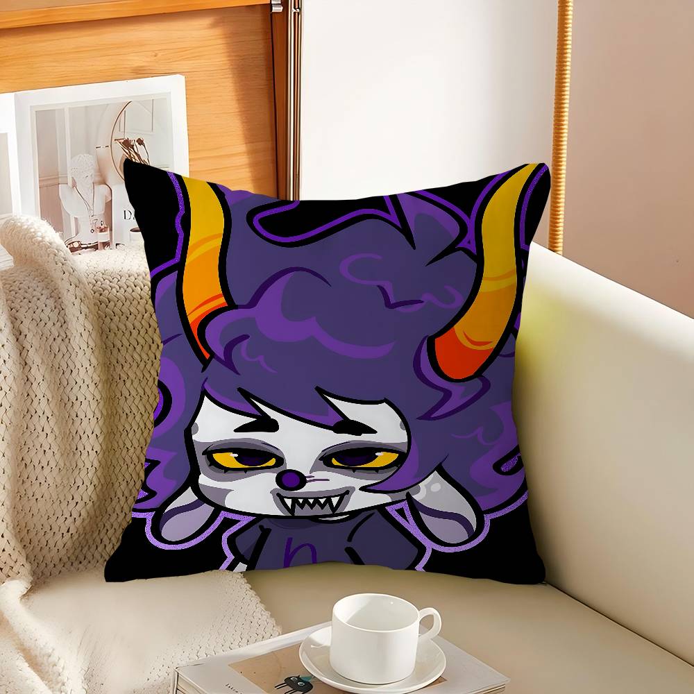 H-homestuck Kreskówka Poduszka Biurowa Poszewka na Poduszkę Pokrowiec na Poduszkę Samochodową 45X45CM Poszewka na Poduszkę Lędźwiową Poszewka na Poduszkę Sofową