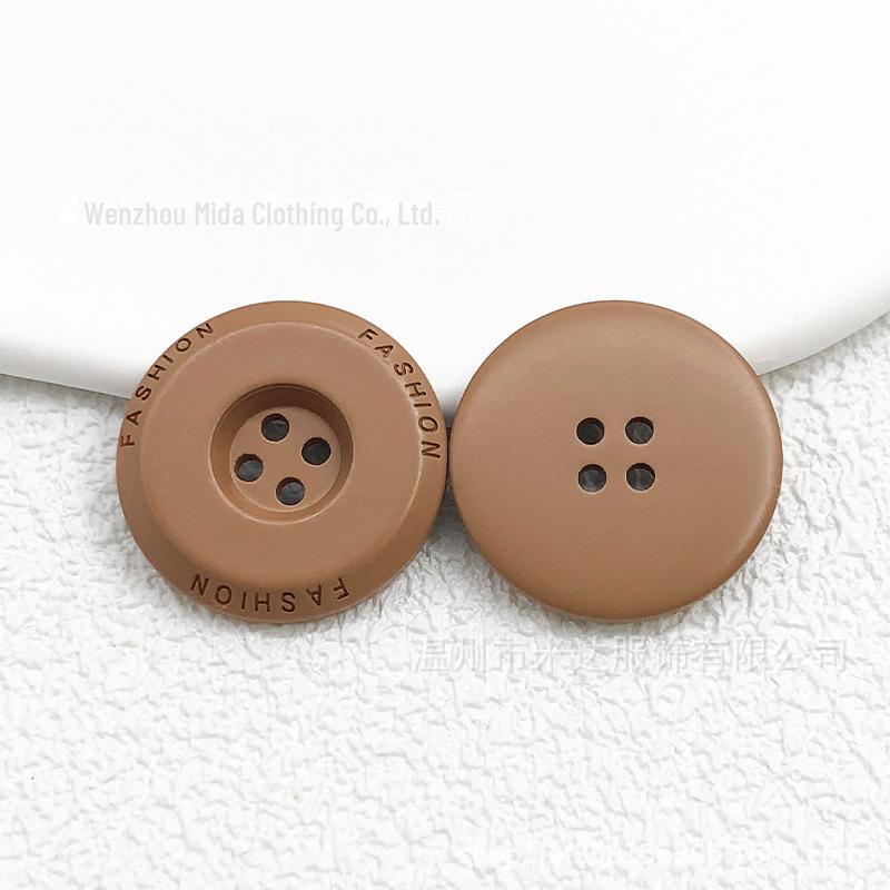 Spray Paint Resin Buttons: Men’s & Women's Coat, Windbreaker, Colored & Sweater 4-Hole Buttons Available