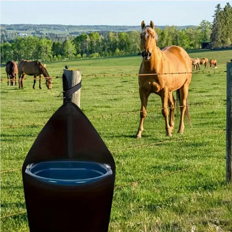 Nylon Trailer Bucket Horse Feed Feeder Hanging Bag Approximately 5 Gallon Horse Trailer Water Bucket Storage Bag