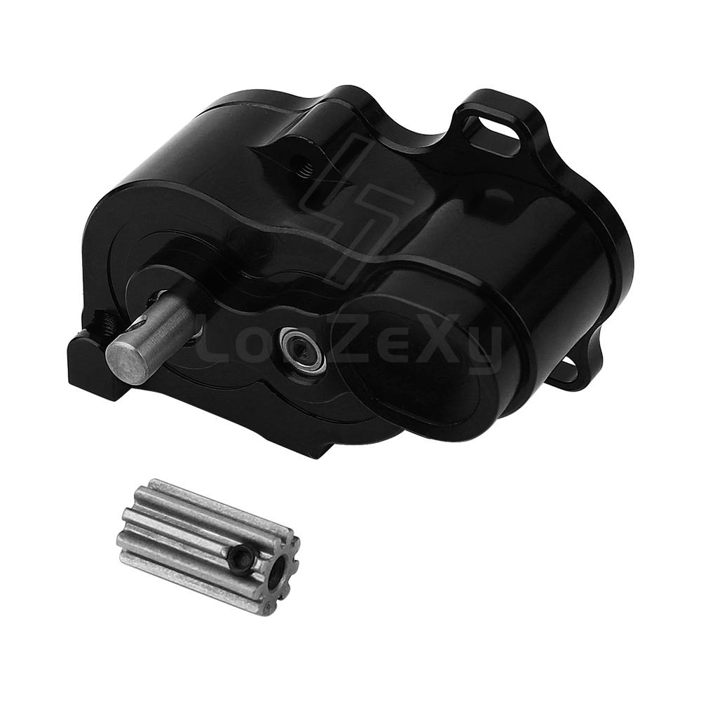 Ultra Light LCG Metal Transmission Low Speed Gearbox With Motor Gear For 1/10 RC Car SCX10 TRX4 RC4WD Capra Upgrade Part