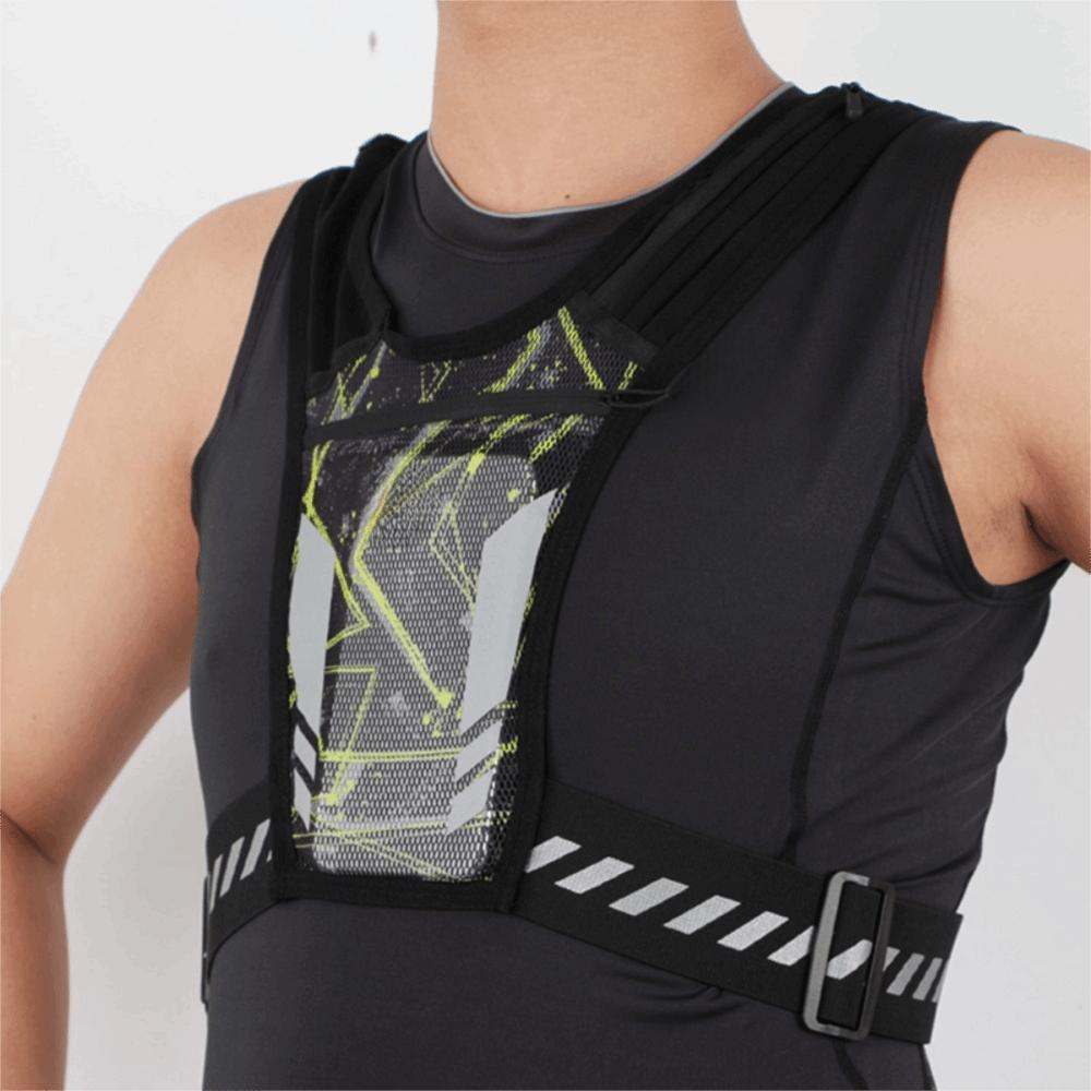 Universal Fit Reflective Running Backpack Mesh Breathable Sport Running Vest Sport Activities