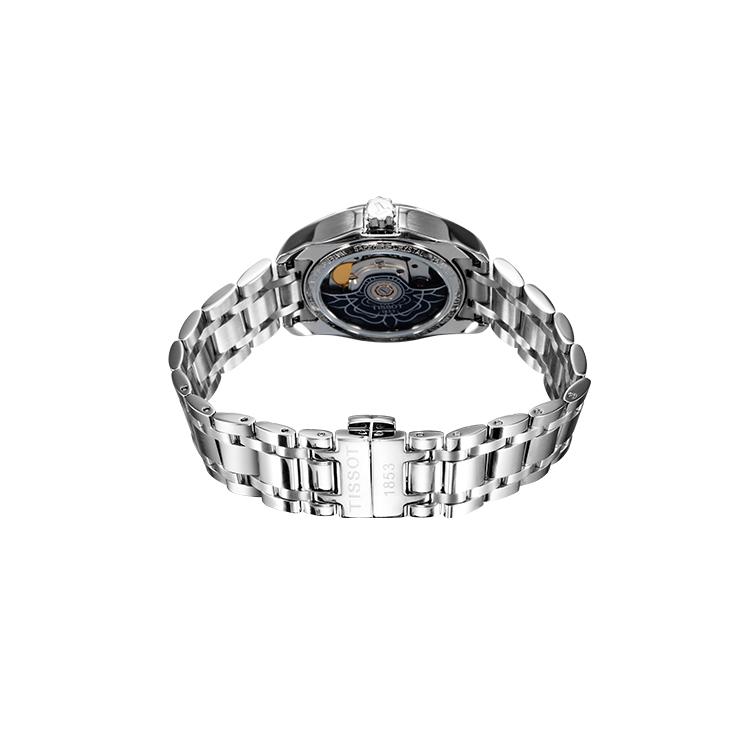Tissot Kutu Collection Automatik Mechanisches Uhrwerk 100m Wasserdichtigkeit Damenuhr 32mm Silbernes Zifferblatt T035.207.11.031.00