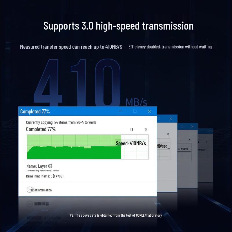 Ugreen USB 3.0 Female to Female Extender Adapter