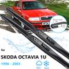 Für Skoda Octavia Tour Tradition Drive 1U MK1 1996~2003 Rahmenloses Front Heckscheibenwischerblatt Set Windschutzscheibe Windschutzscheiben Ersatz