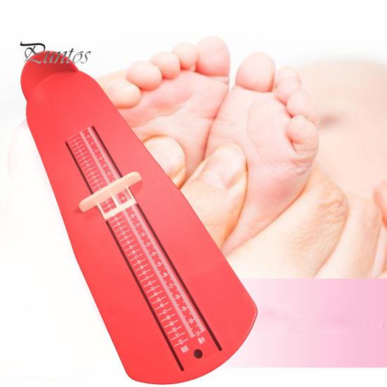 Fußmessgerät für Kleinkinder, Kinder und Erwachsene, Fußlängenmessgerät, Schuhgrößenmesser, Lineal, Fußvermesser für zu Hause, genaue Maßtabelle