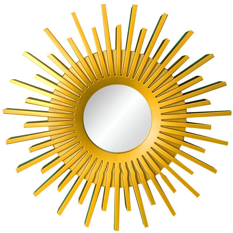 3PC/Set Wall Decor Round Wall Mirror Sets Hanging Mirror Gold Hanging Mirror Living Room Background