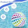 Beach Balls, Water Sports Inflatable PVC Water Balls, Colorful Balls, Swimming Pool, Beach Party