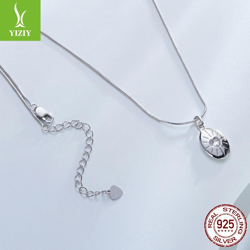 Bright Star S925 Sterling Silver Necklace For Men And Women, Cross-Border Personalized Popular Star Collarbone Chain