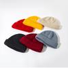 Men Women Solid Color Knitted Beanie Cap Warm Woolen Street Outdoor Sport Hat