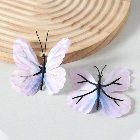 4 Pcs 3D Butterfly Wall Stickers Colorful Butterflies Wall Decal Removable Wall Art Murals for DIY Crafts Home Office Party Bedroom Decoration