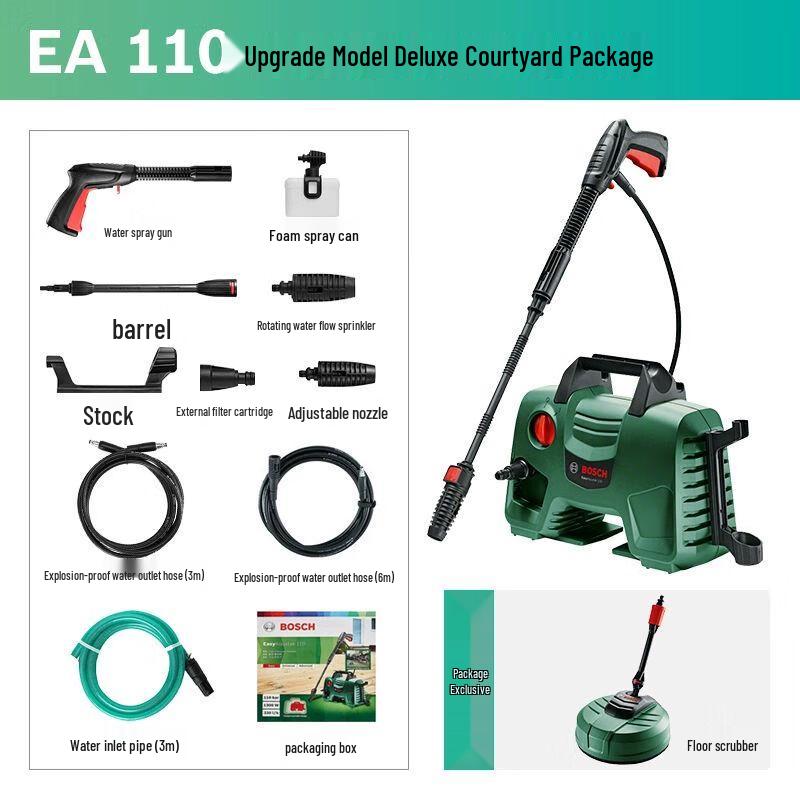 Bosch Portable High-Pressure Washer CN plug (adapter included)