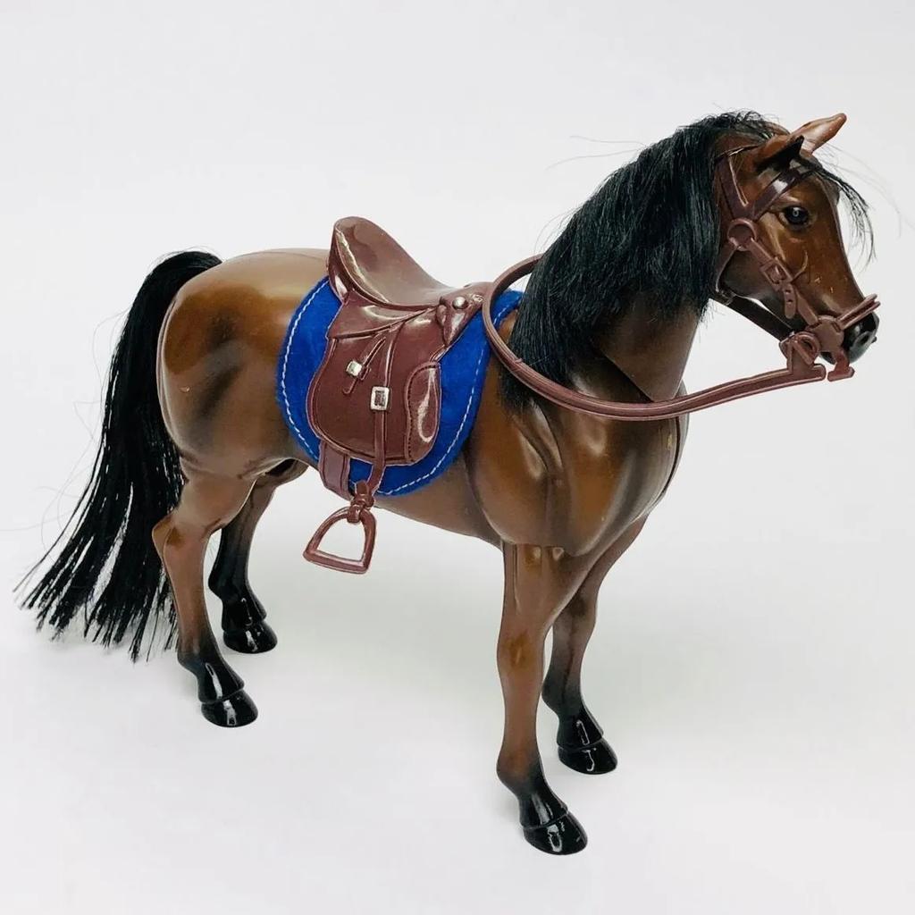 The dollhouse: simulation REINS saddle horse head riding supplies animal props mount model toy dolls