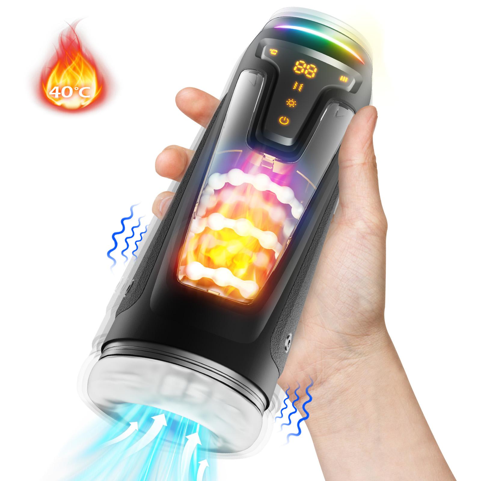 Kushor LED РђРІС‚РѕРјР°С‚РёС‡РµСЃРєРёР№ РњСѓР¶СЃРєРѕР№ РњР°СЃС‚СѓСЂР±Р°С‚РѕСЂ РўРѕРІР°СЂС‹ 19 Р РµР¶РёРјРѕРІ РўРѕР»РєР°СЋС‰РёР№ РќР°РіСЂРµРІР°СЋС‰РёР№ РњРёРЅРµС‚ РЎРѕСЃСѓС‰РёР№ РњР°С€РёРЅР° Р’Р°РіРёРЅРµС‚ РњСѓР¶С‡РёРЅС‹ РЎРµРєСЃ Р�РіСЂСѓС€РєРё Р’Р·СЂРѕСЃР»С‹Рµ 18