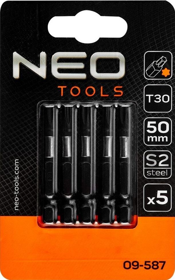 Impact Bits Set S2, 50 Mm, T30, 5 Pcs. - T N09-587