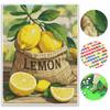 Diamond Painting Kit Lemon Basket Full Diamond Round Mosaic Handmade Home Decoration Gift
