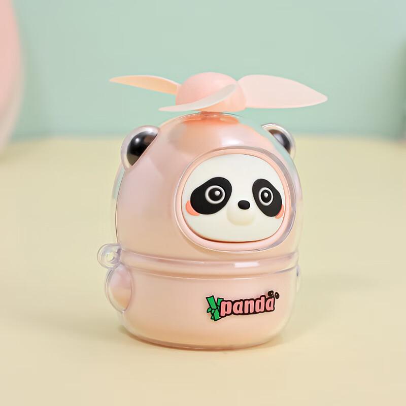 Handheld USB Rechargeable Cartoon Panda Mini Fan