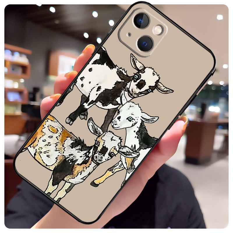 Cute Baby Pygmy Goat Case For iPhone 13 14 11 12 15 Pro Max X XR XS Max 7 8 Plus SE 2020 2022 14 Plus Back Cover