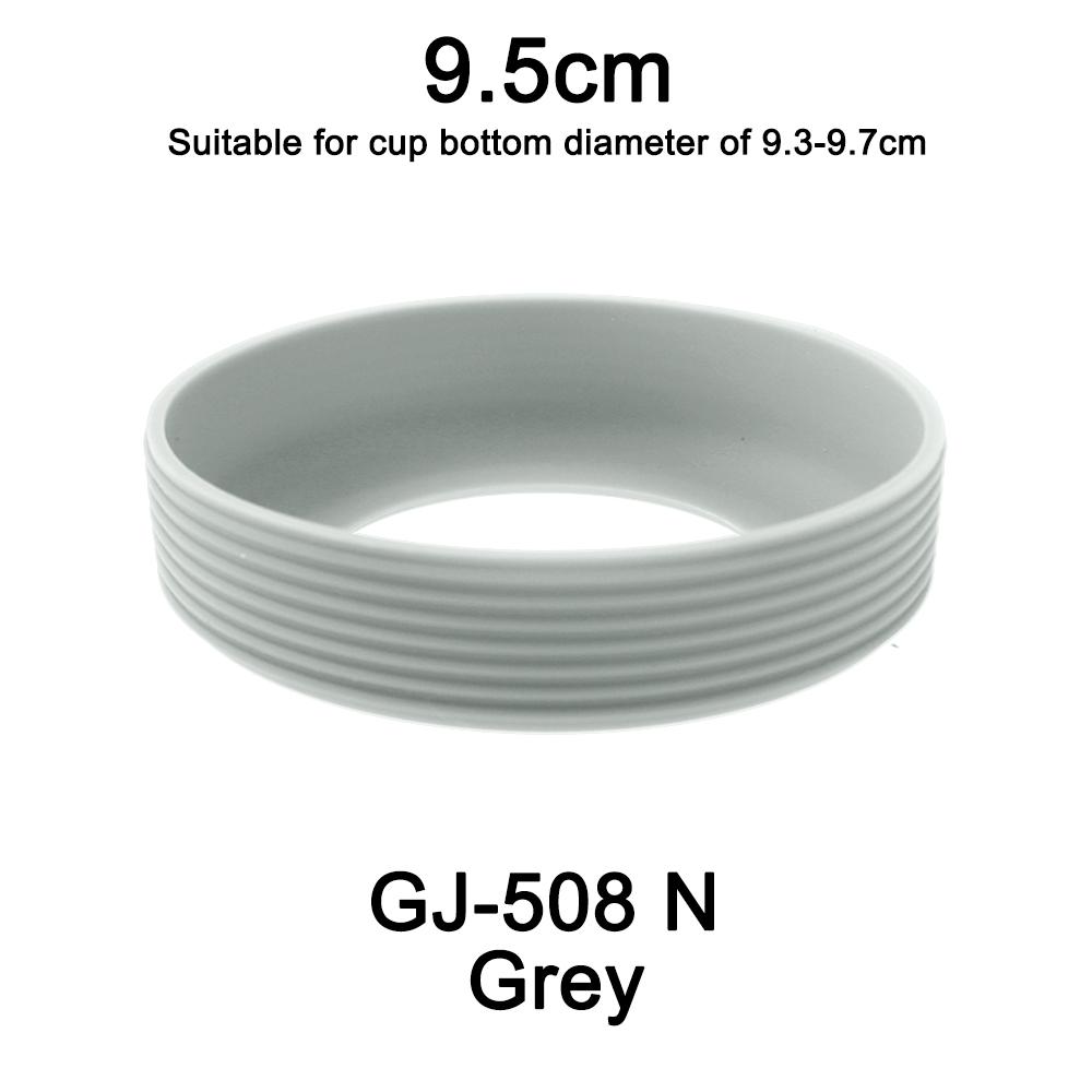 1Pc Diameter 9.5CM 24G Threaded Soft Silicone Cup Bottom Cover Wear Resistant Ring Sleeve Anti Slip Good Toughness Elastic