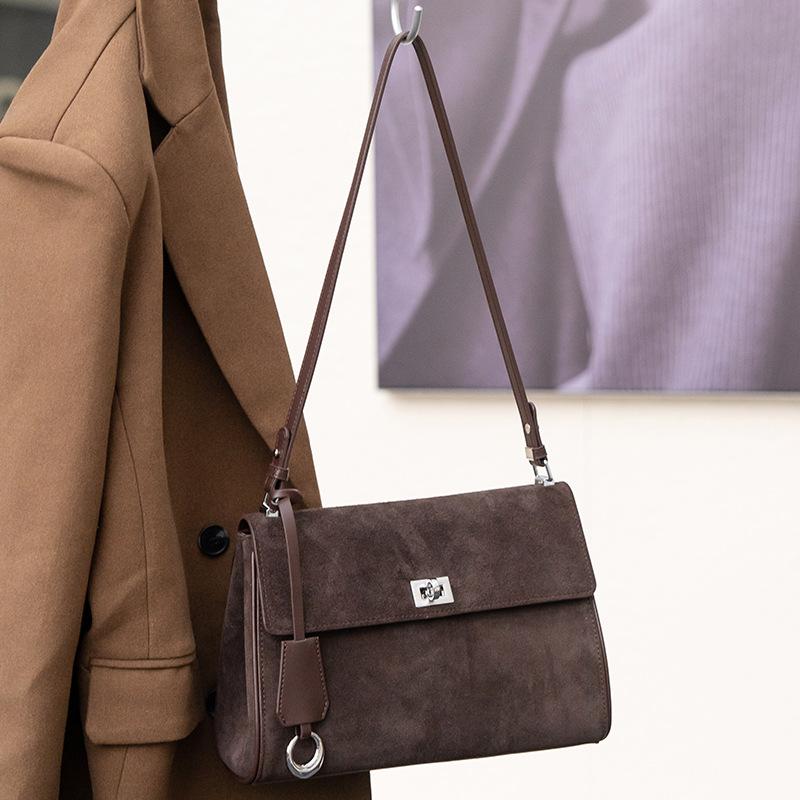 Luxurious Women's Single-shoulder Bag, Genuine Leather Women's Bag, Handbag, Crossbody Bag