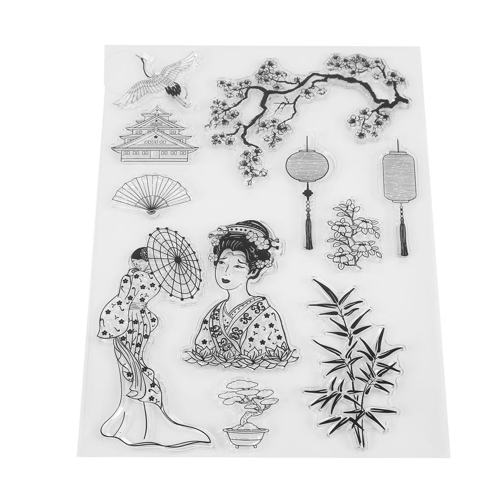 Clear Stamps Paste Repeatedly  Clear Imprint  Card Making Stamps for Envelope Greeting Card