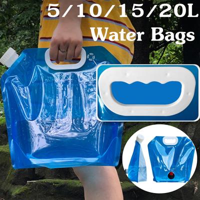 5/10/15/20L Faltbarer Wassersack Tragbarer Camping-Wassereimer Großer Wasserbehälter Outdoor-Sport Wandern CampingFaltbarer Wassersack