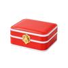 PU Leather Lockable Jewelry Box Lockable Jewelry Storage Case Portable Jewelry Case  Girls