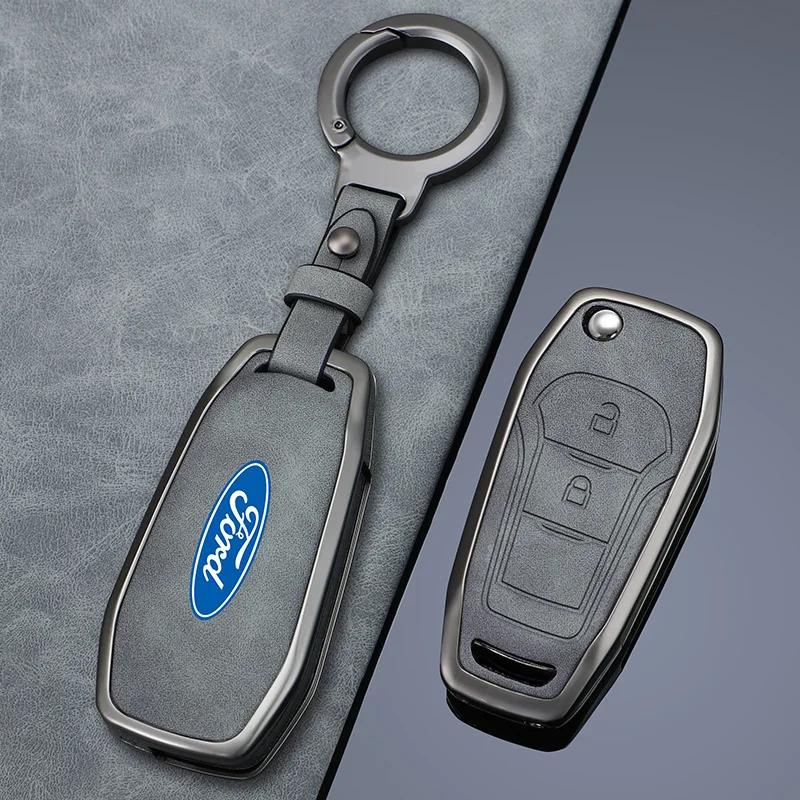 New 2026 Car Sticker High Quality Car Remote Key Case Cover For Ford Figo 2017 Mondeo 5 Ecosport Fiesta Mk8 Everest Ranger Fusio