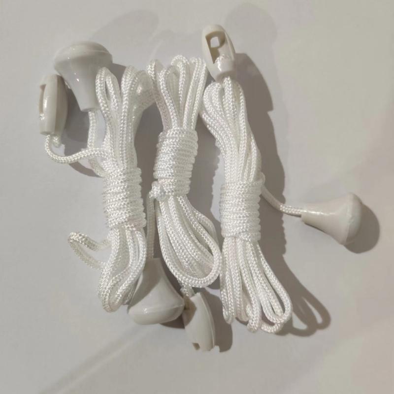 10Pcs Nylon Bathroom Light Pull Cord String Replacement Ceiling Switches Pull Cord with Connector Pull Chain Easy To Use
