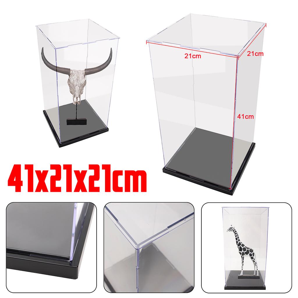 Acrylic Display Show Box Case Toy Dustproof Tray Protection For Model Dolls