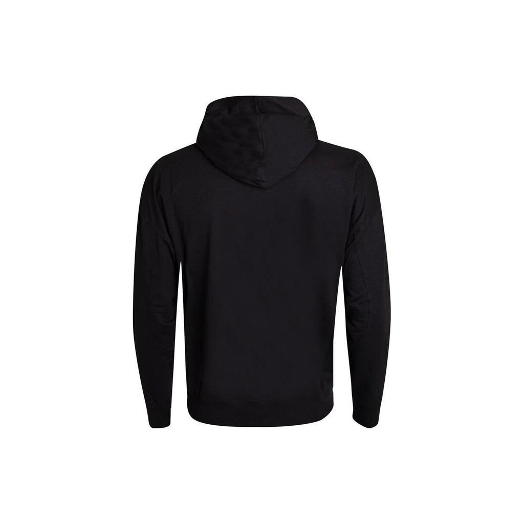 Calvin Klein Hooded Pullover Solid Color Letter Print Long Sleeve Sweatshirt Men sweatshirt Black 000NM2416E-UB1