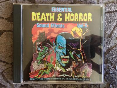 CD BBC SOUND EFFECTS - Essential Death & Horror 2  BBCCD823 BBC Enterprises 1990 UK Comedy & Spoken Word Used