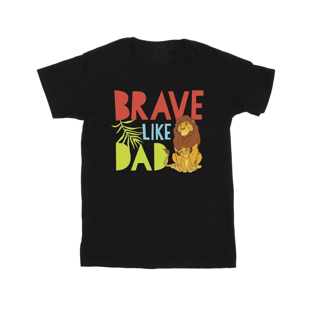 Disney Mens The Lion King Brave Like Dad T-Shirt