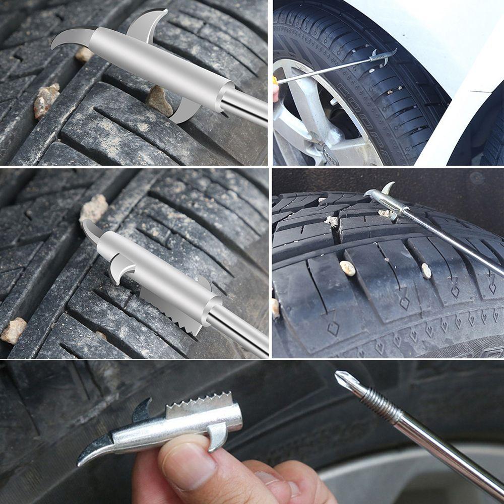 for Groove Stones Glasses Broken Stone Remover Screwdriver Tire Cleaning Hook Slot Stones Cleaner