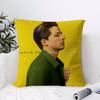 Charlie Puth Cushion Cover Breathable Linen Pillow Cover SkinFriendly Home Decor Pillowcase with Hidden Zipper