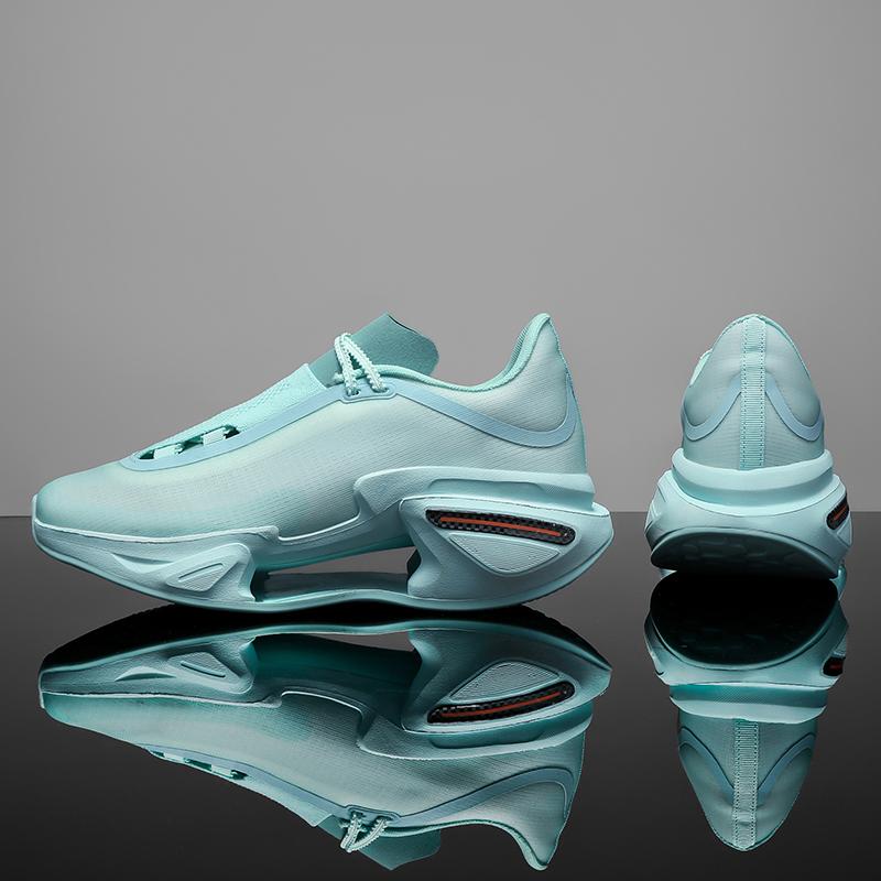 Buty do biegania z płytką węglową, Ultralekkie amortyzujące buty sportowe z odbiciem, Męskie wyścigowe buty do biegania dla par