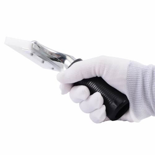 Ehdis 12*3.1CM Square Edge Silicone Water Blade Squeegee for Showers, Windows, and Auto Glass, Extra Thick Blade with Rubber Handle, Built-in Windshie