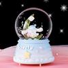 Boîte à musique boule de cristal Cœur de fille Artisanat Décoration de bureau Maison Bureau Décoration de Noël Anniversaire Mariage Boîte à musique Décoration Cadeau