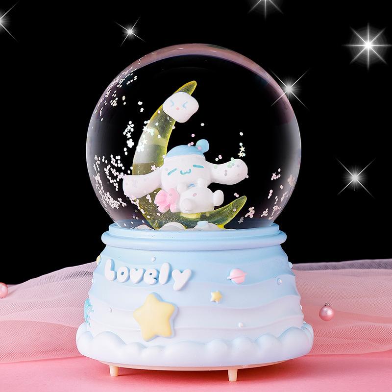 Boîte à musique boule de cristal Cœur de fille Artisanat Décoration de bureau Maison Bureau Décoration de Noël Anniversaire Mariage Boîte à musique Décoration Cadeau