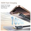 BASEUS Dynamic 4 Pro Type-C to Type-C Cable 1m 100W Magnetic Fast Charging Nylon Braided Data Cable