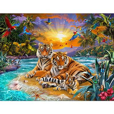 Happy Puzzle Beach Tiger Jigsaw Puzzle HP1006, Korean Popular Puzzles