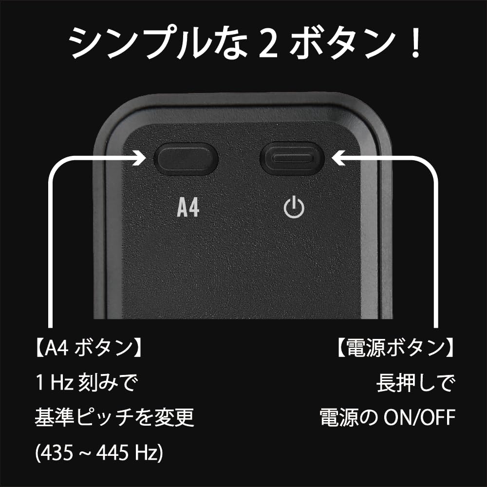 Cherub Rechargeable USB Charging Cable Simple Slim and Compact Auto and Adjustable Reference Clip-on Tuner, Type-C Included, Easy-to-Read Display,