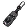 Metal Key Case for Toyota Camry, Crown, Reiz, Prado, Land Cruiser - Snap Button Design