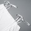 Sexy Bow Off Shoulder Skinny Tops for Women Autumn Winter Y2K Fashion Long Sleeve T-shirts Solid Basic Streetwear 2024