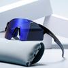 Farbwechselnde Sonnenbrillen für den Radsport, winddichte Outdoor-Sportbrillen, rutschsichere Schutzbrillen mit Sekundärspritzguss, großer Rahmen, 9061