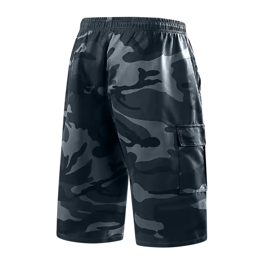 Herren Tarnung Sportshorts - Weich und Bequem