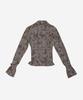 DARLING, YOU'RE BAD Check Corset Shirt #Vintage Brown