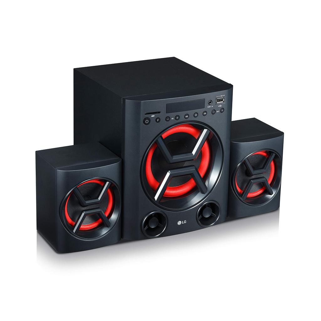LG System audio LK72B XBOOM Całkowita moc wyjściowa 40 W