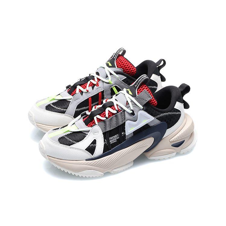 Li Ning M1 Fabric Cushioning Slip Resistant Abrasion Resistant Breathable AGCQ201-2