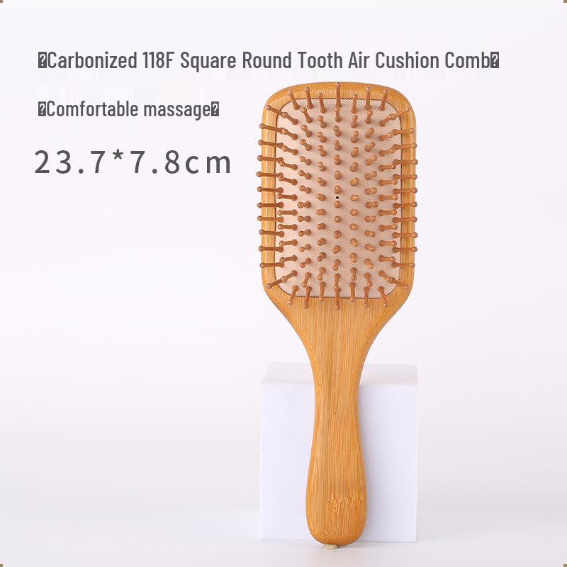 Women s Airbag Cushion Hair Styling & Scalp Massage Bamboo Comb